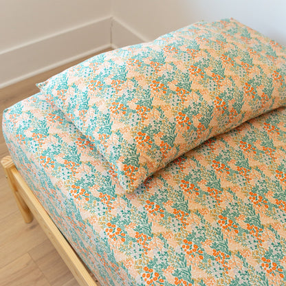 Wildflowers Twin Sheet With Pillow Case