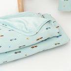 Race Cars Small Ribbed Youth Blanket