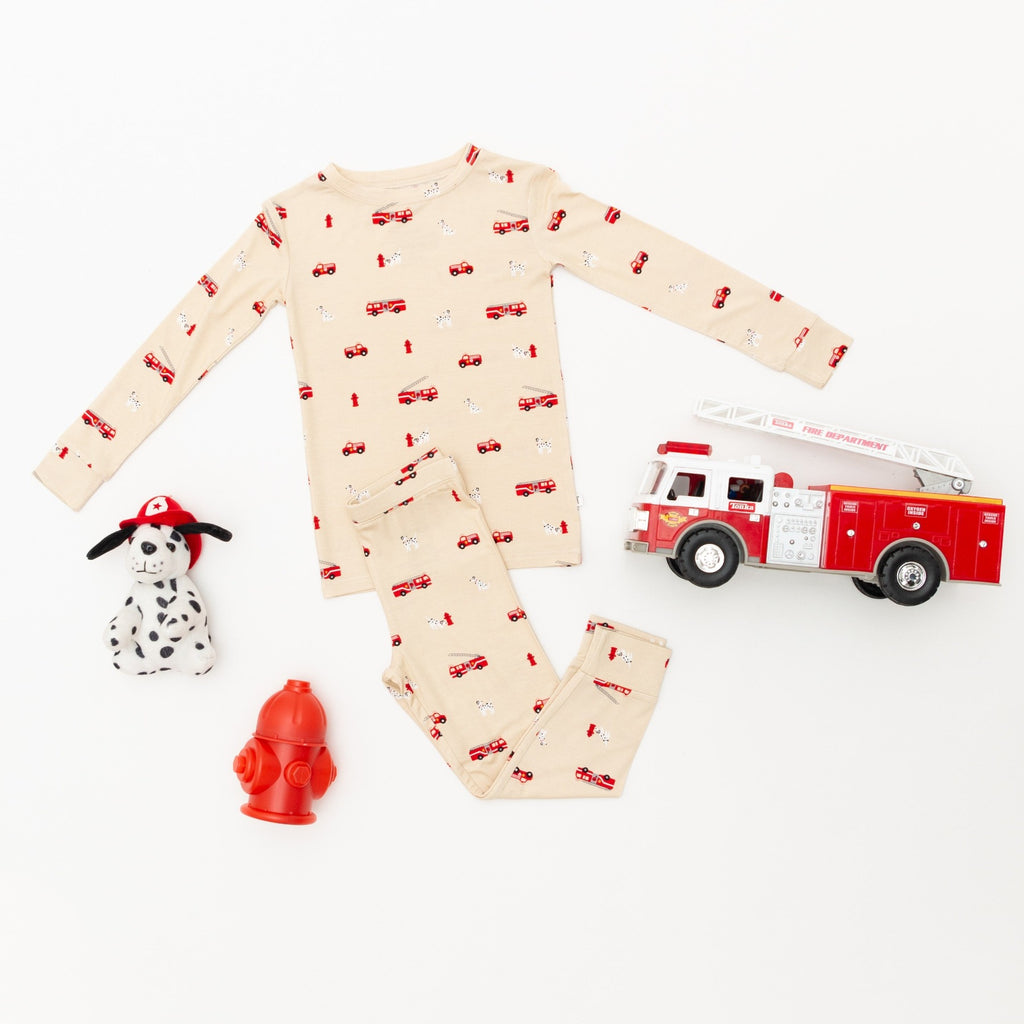 Firetrucks Two-Piece Set