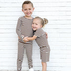 Pinecone Big Stripe Small Ribbed Two-Piece Set