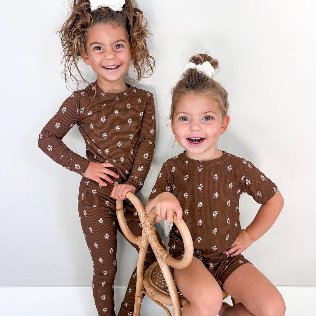 Autumn Stems Small Ribbed Two-Piece Set