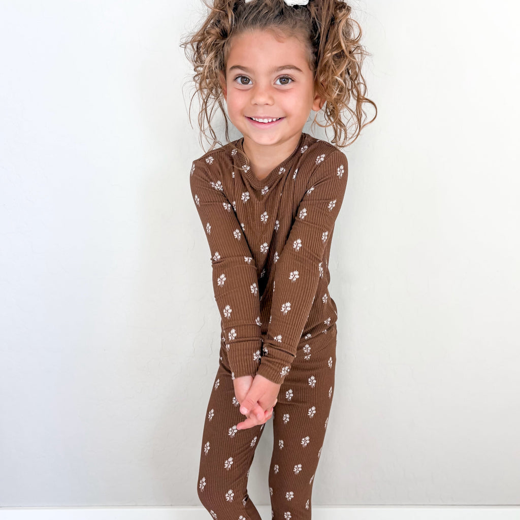 Autumn Stems Small Ribbed Two-Piece Set