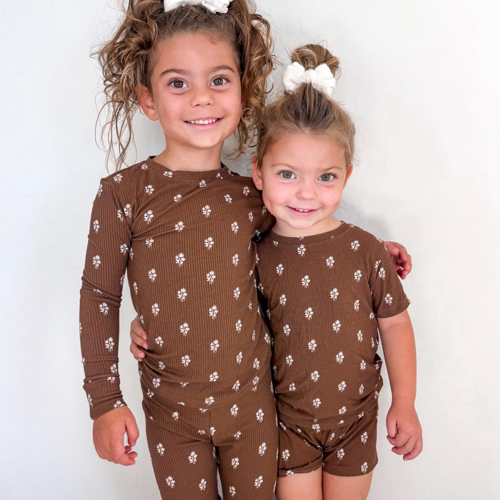 Autumn Stems Small Ribbed Two-Piece Set