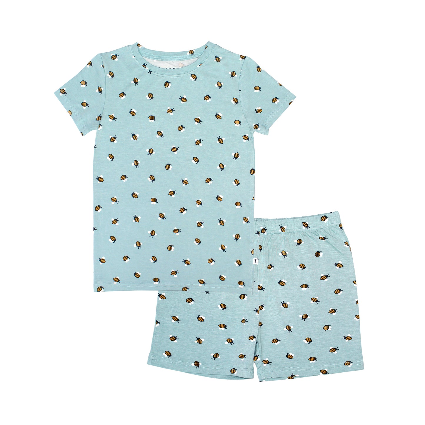 Blue Bees Shorts Two-Piece Set