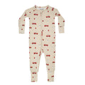 Firetrucks Zip Romper