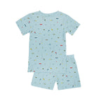 Gone Fishing Small Ribbed Shorts Two-Piece Set