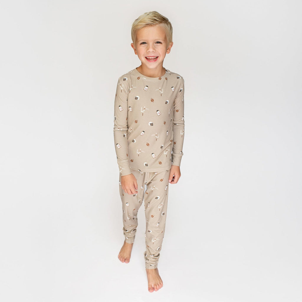 Football Small Ribbed Two-Piece Set