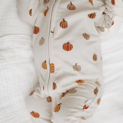 Pumpkins Zip Romper