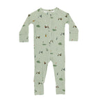 Golf Small Ribbed Zip Romper