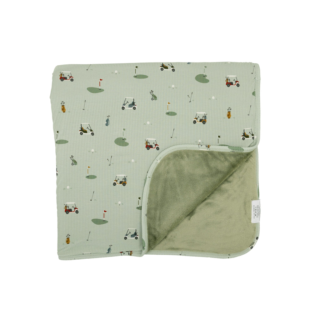 Golf Small Ribbed Toddler Blanket