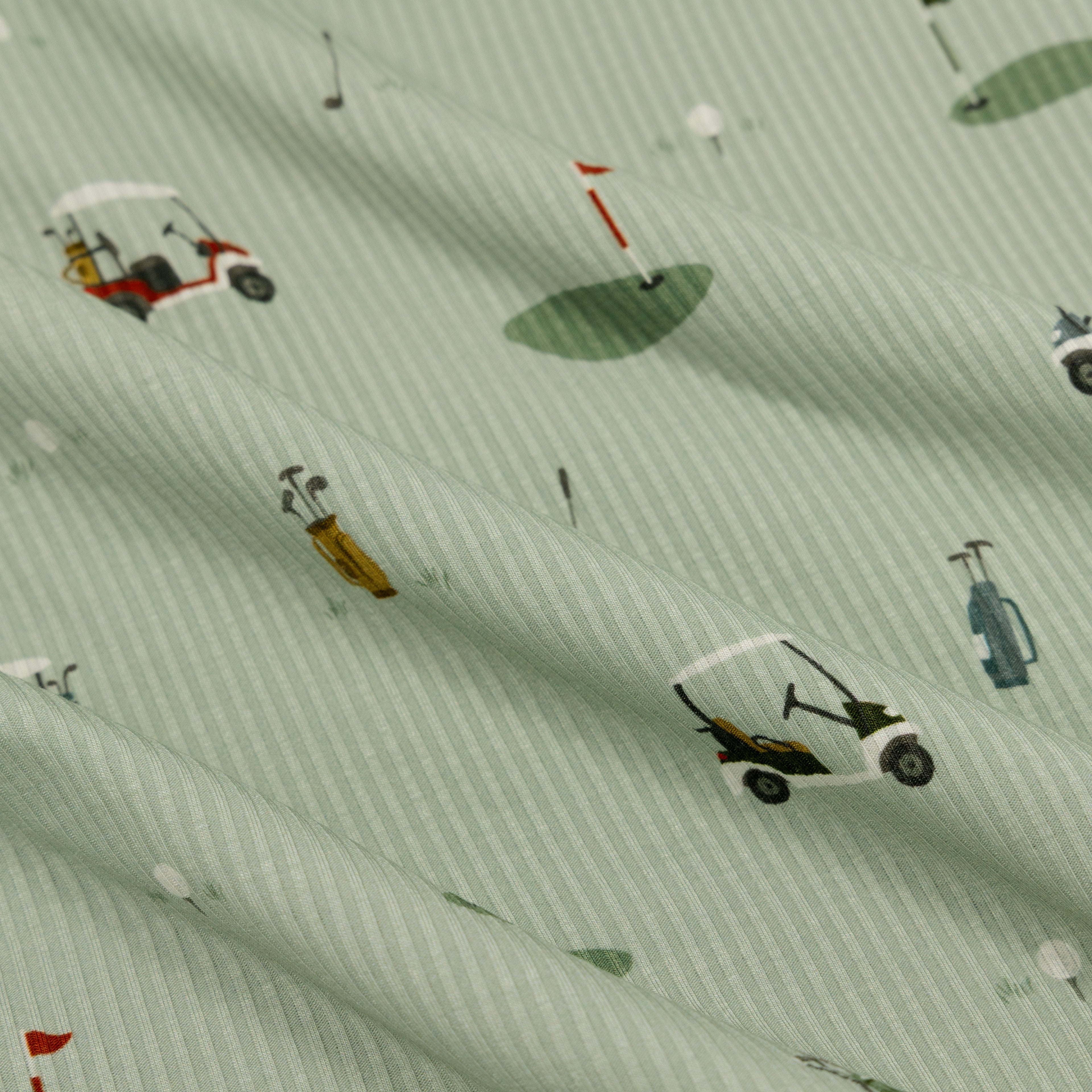 Golf Small Ribbed Summer Zip Romper