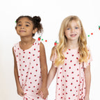 Strawberries Small Ribbed Harem Romper