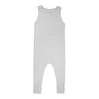 Heather Gray Small Ribbed Harem Romper