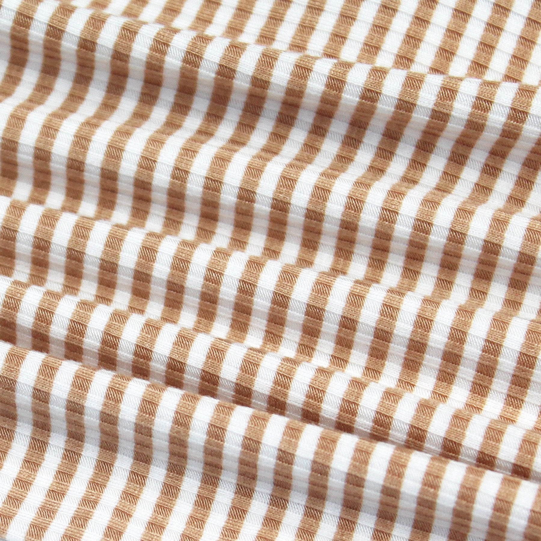 Honey Stripe Small Ribbed Harem Romper