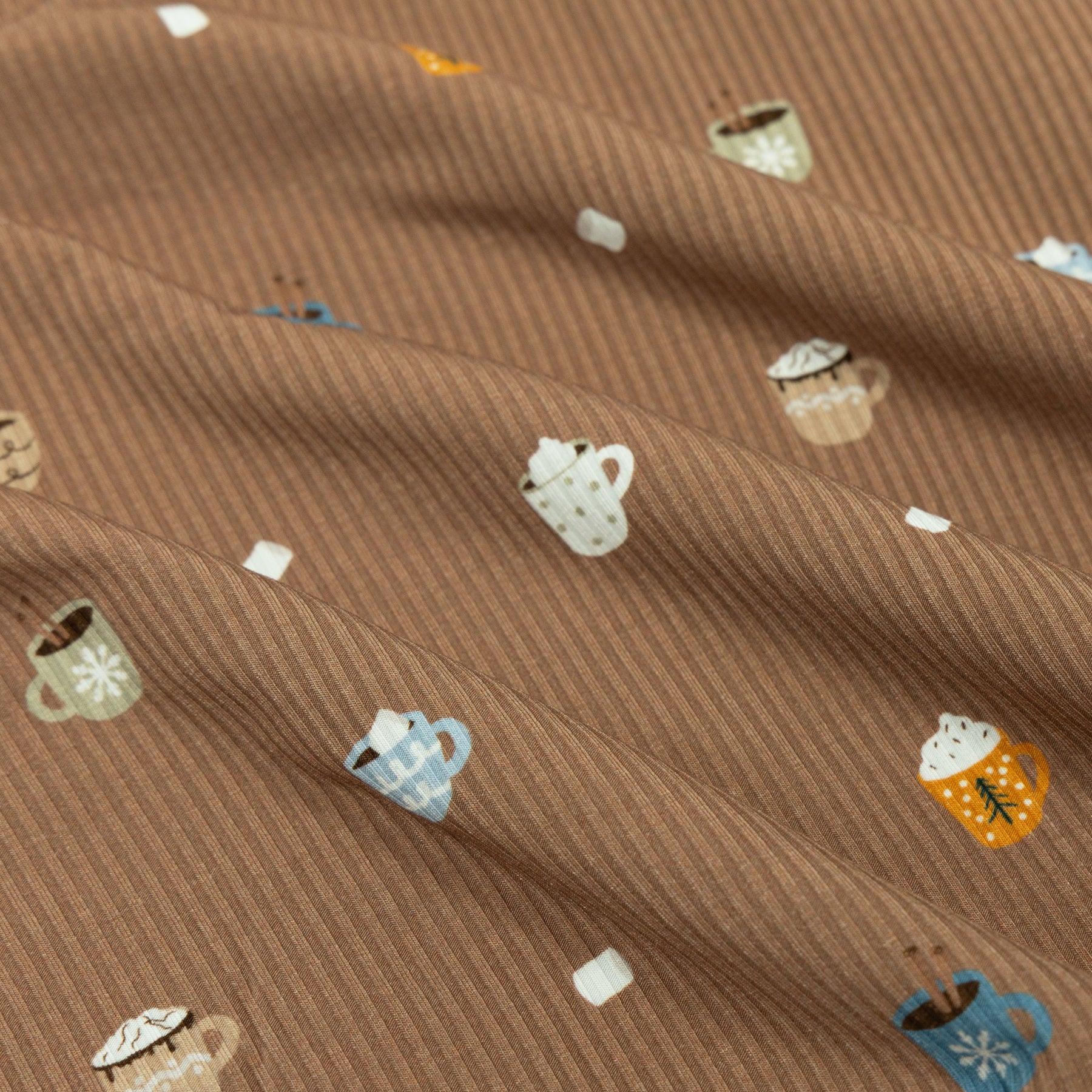 Hot Cocoa Small Ribbed Two-Piece Set