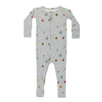 Sports Zone Small Ribbed Zip Romper