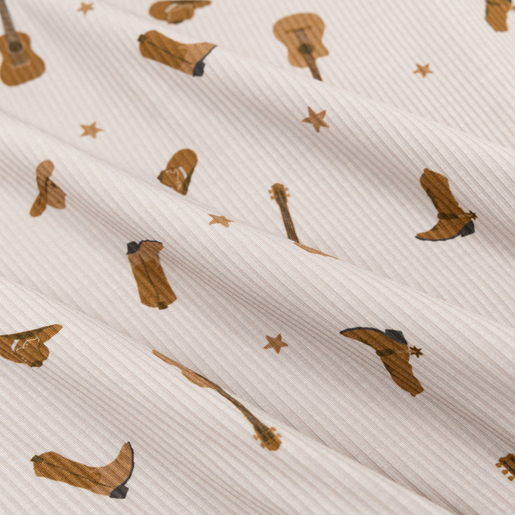 Gone Country Small Ribbed Zip Romper