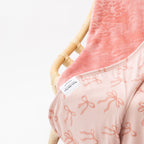 Coquette Bows Small Ribbed Toddler Blanket