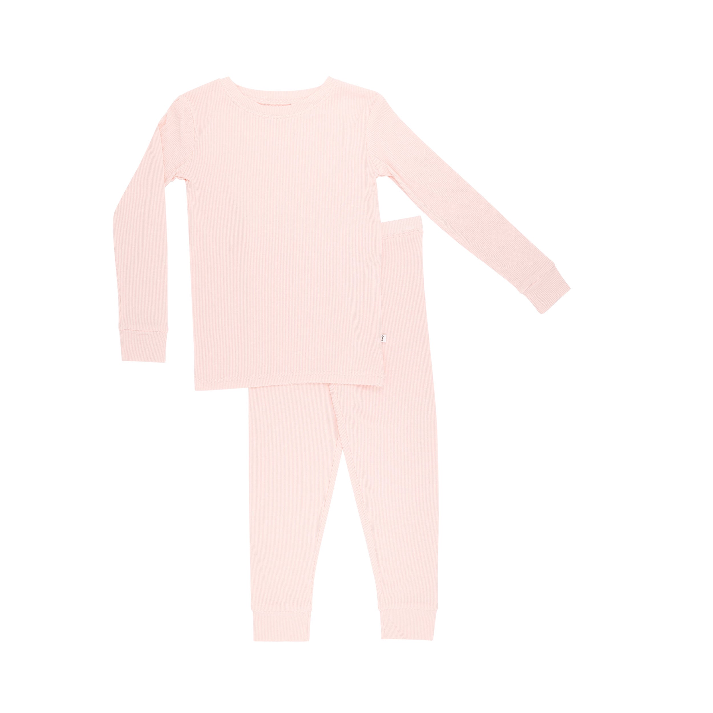 Ballet Pink Small Ribbed Two-Piece Set