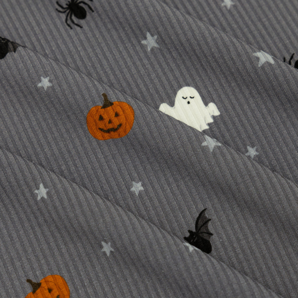 Halloween Boo Crew Small Ribbed Two-Piece Set