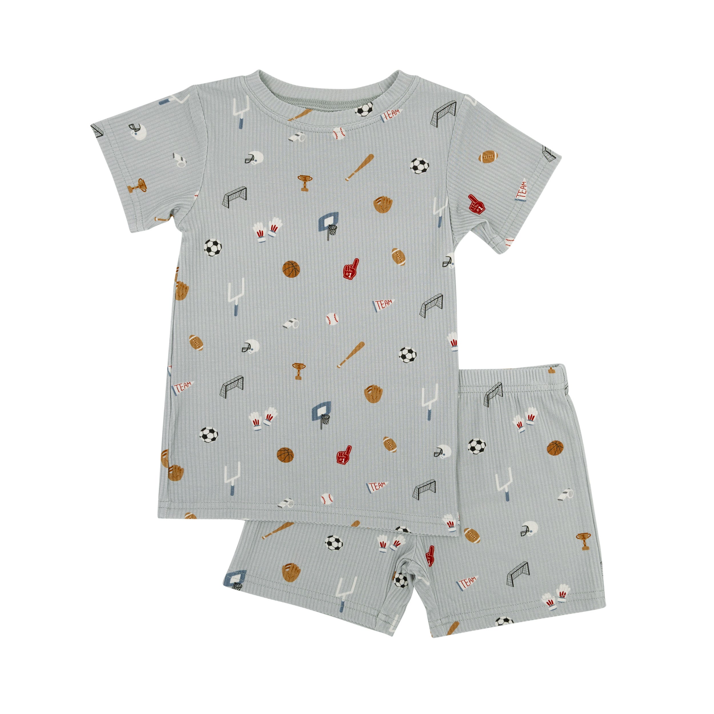 Sports Zone Small Ribbed Shorts Two-Piece Set