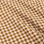 Caramel Small Gingham Two-Piece Set