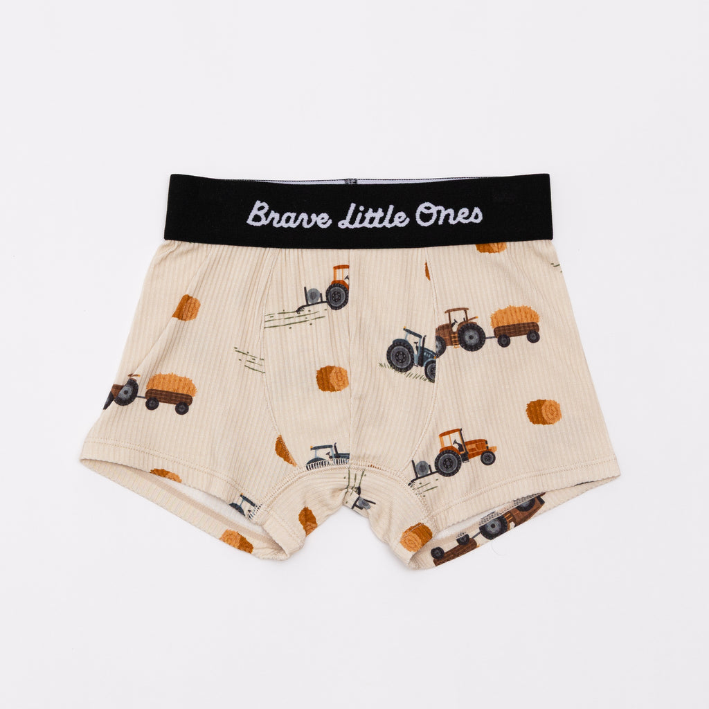 Tractors, Mallards and Backcountry Small Ribbed Boxer Brief 3 pack