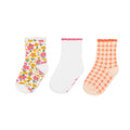 Summer Blooms & Gingham Ruffle Socks 3 Pack