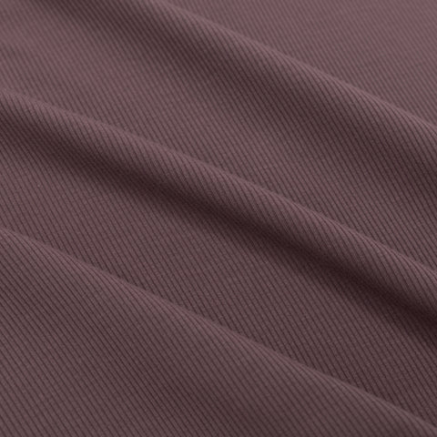 Plum Small Ribbed Shorts Two-Piece Set