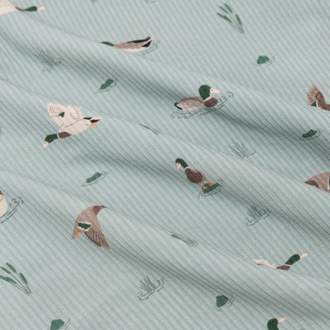 Mallards Small Ribbed Shorts Two-Piece Set