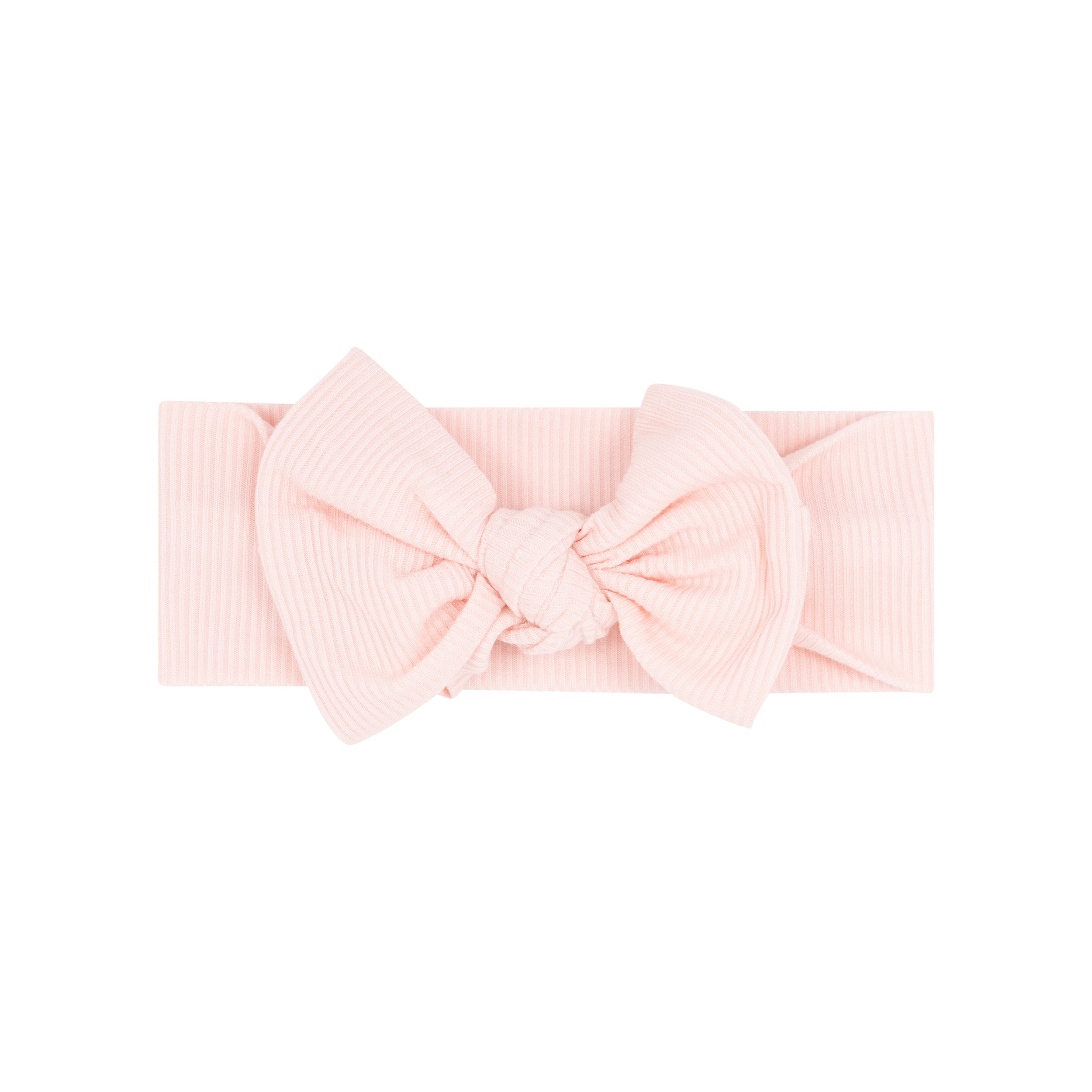 Ballet Pink Small Ribbed Bow