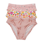 Coquette Bows, Summer Blooms and Ducks & Daisies Underwear 3 pack
