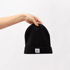 Midnight Black Knit Beanie