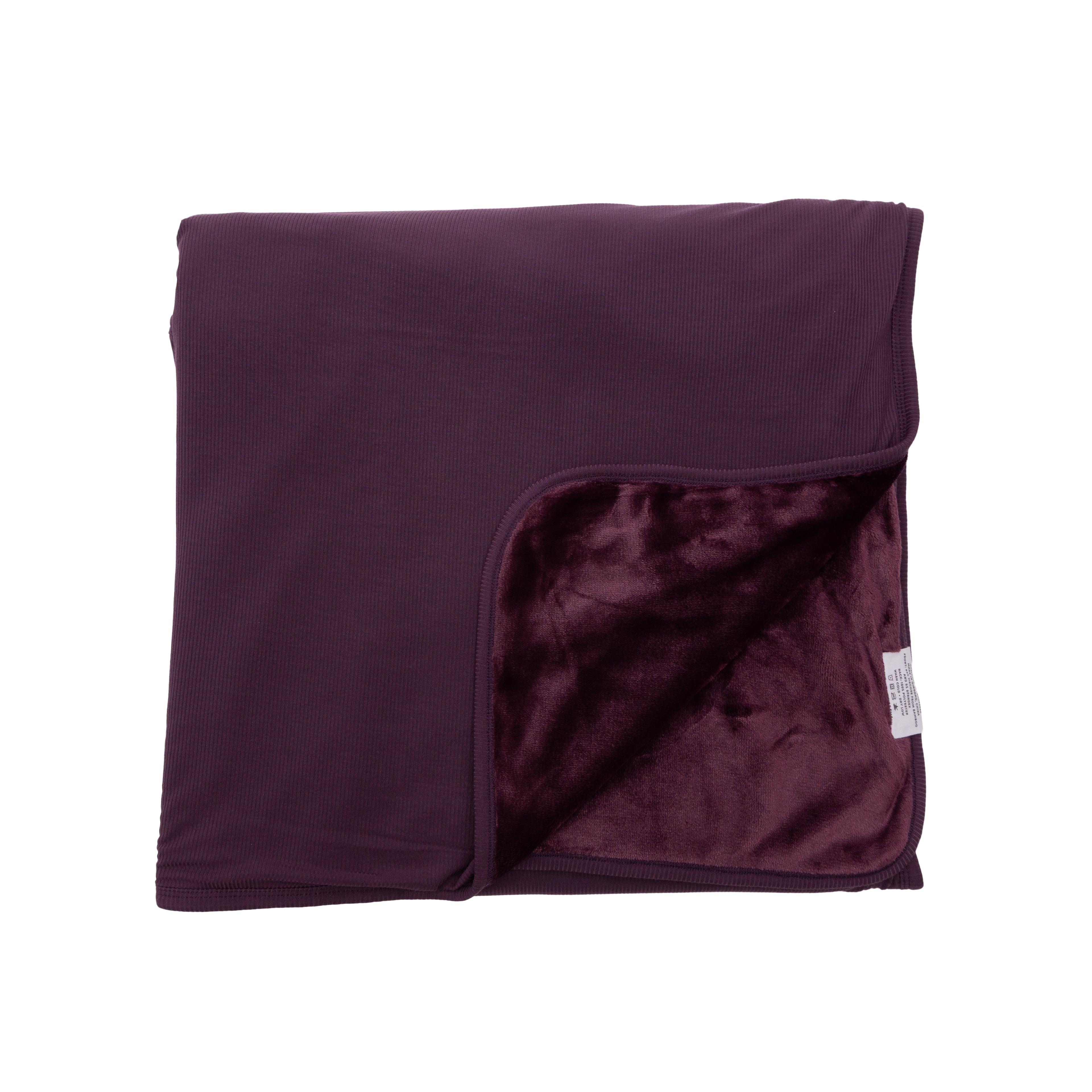 Mulberry Small Ribbed Toddler Blanket
