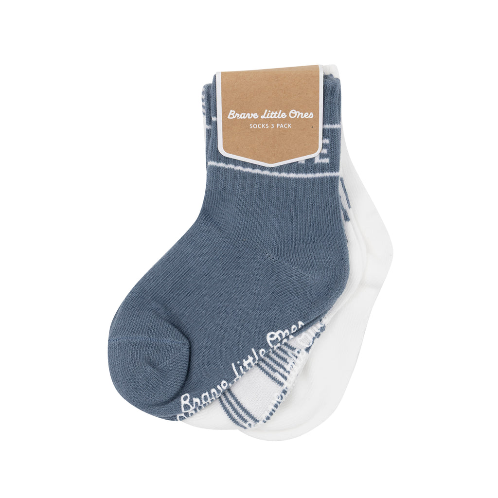 Blue Socks 3 Pack