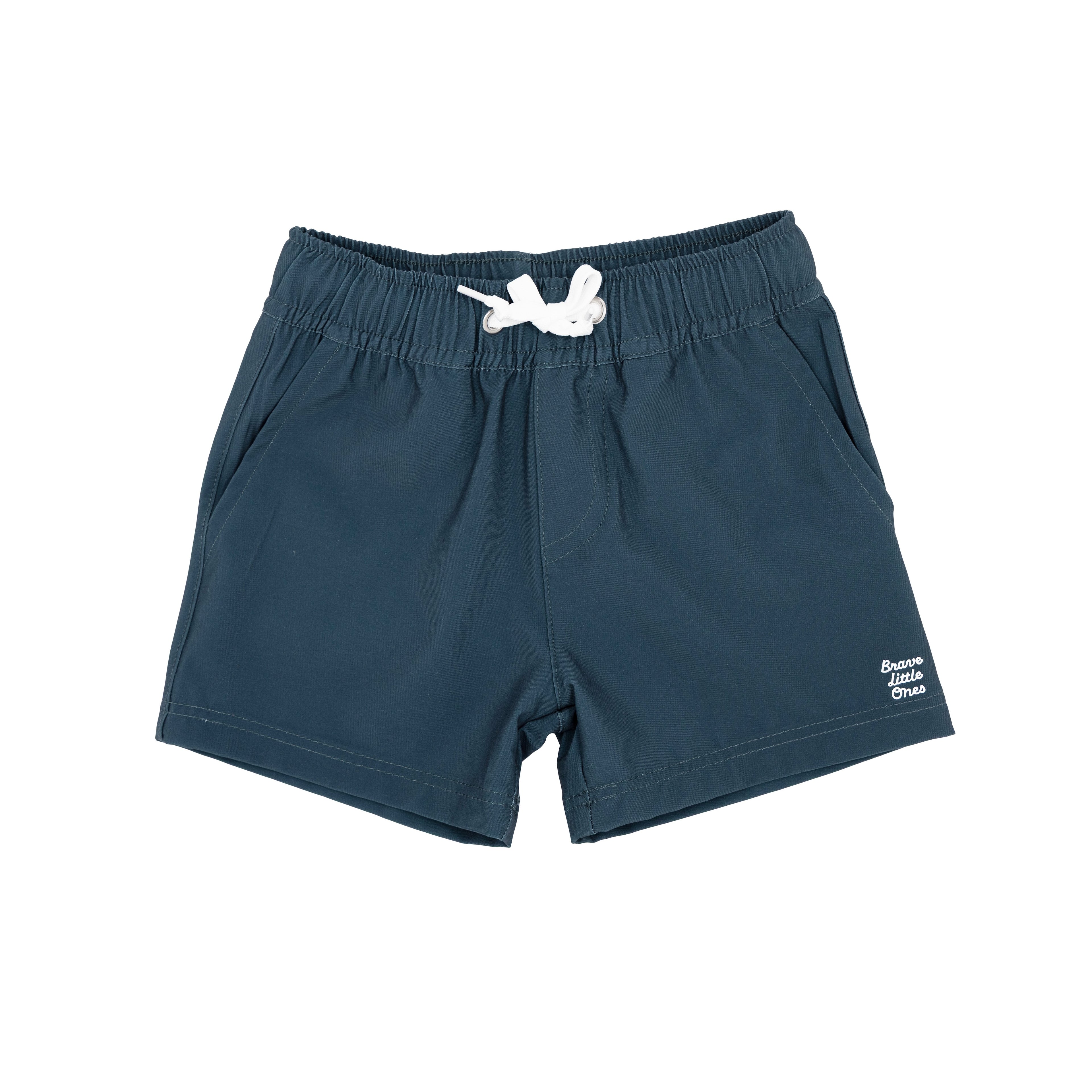 Dark Steel Blue Quick-Dry Day Shorts