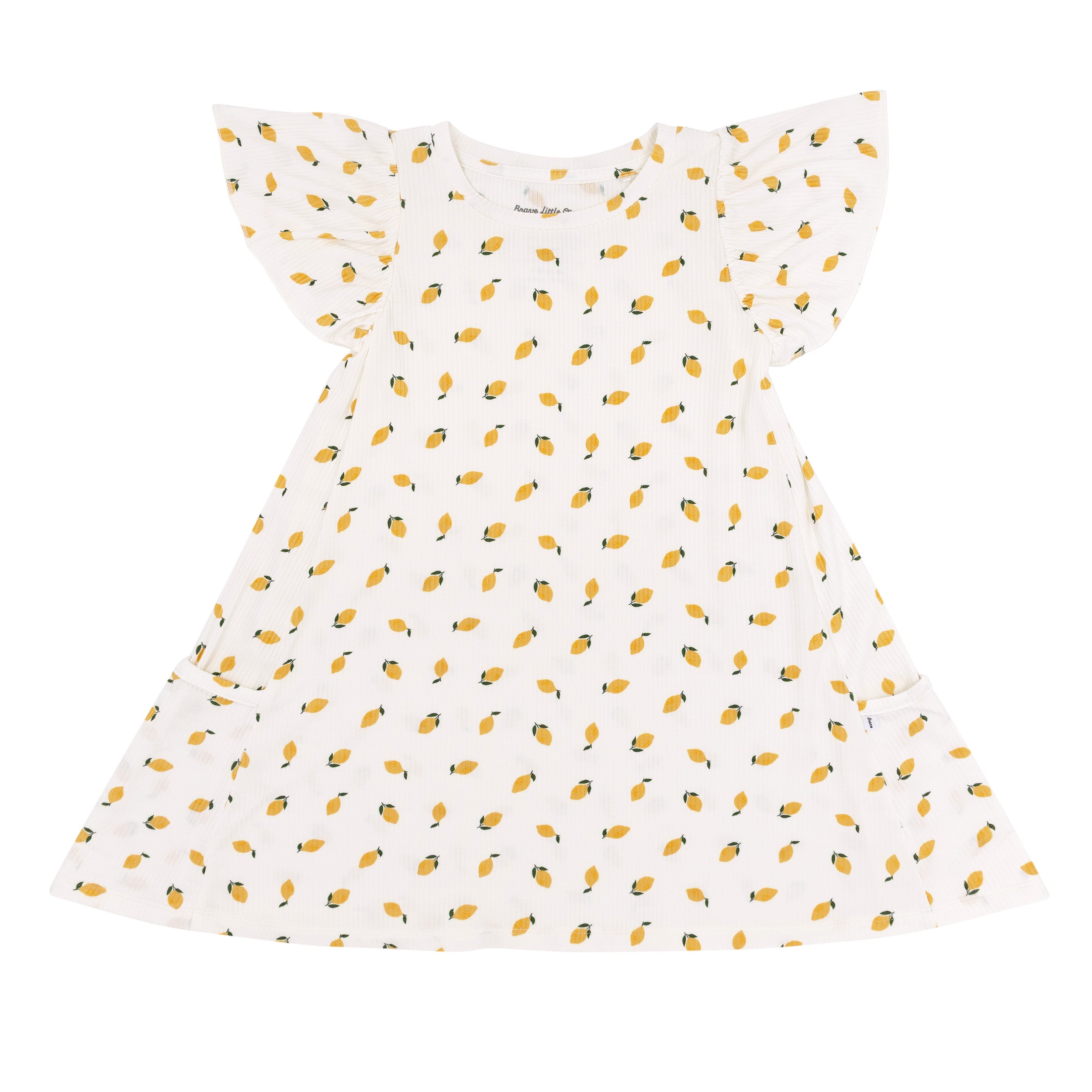 Lemons Small Ribbed Pocket Dress