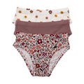 Fall Blooms, Plum & Pink Daisies Underwear 3 pack