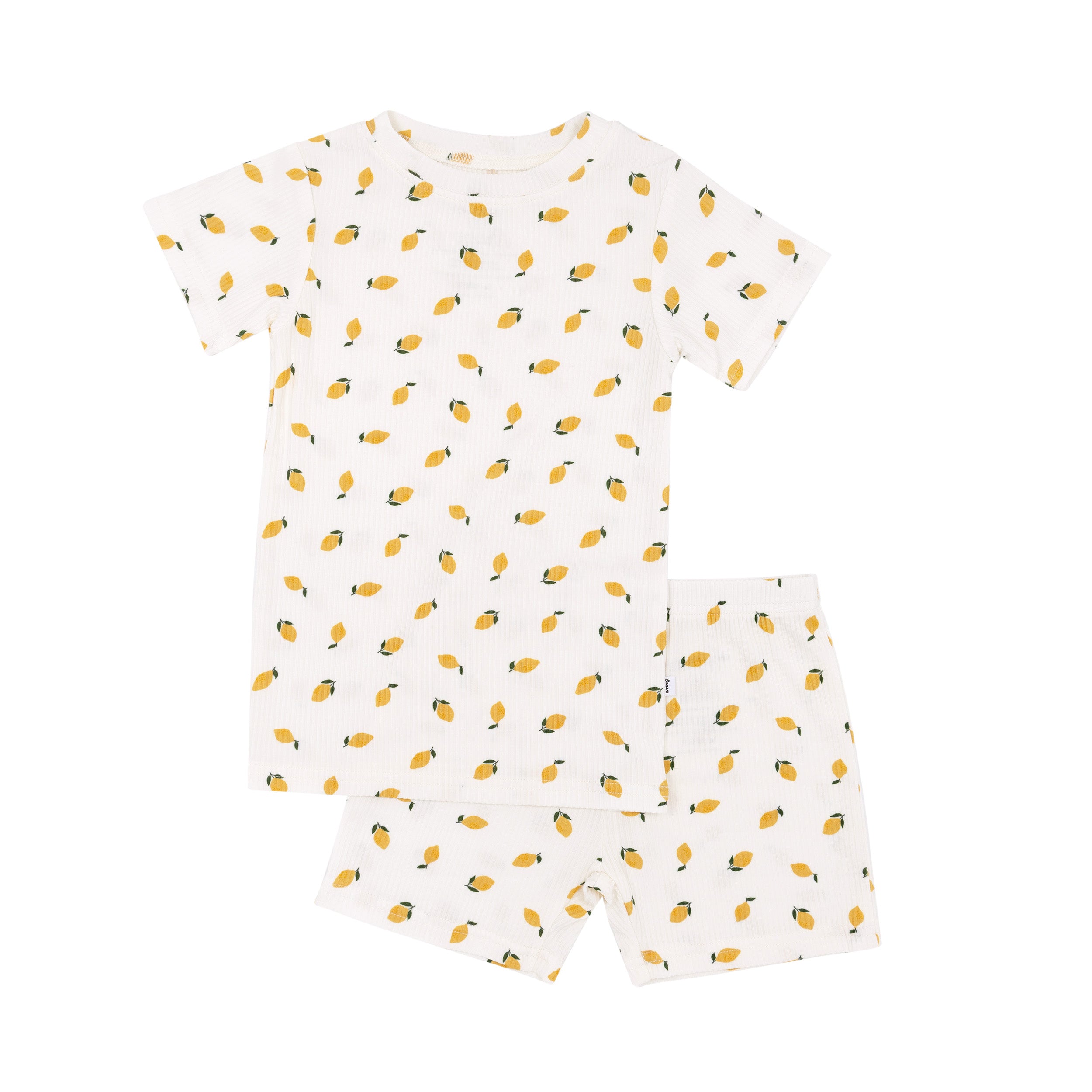 Lemons Small Ribbed Shorts Two-Piece Set