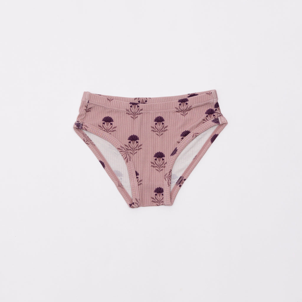 Folk Meadow, Mulberry and Fall Blooms Underwear 3 pack