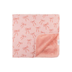Coquette Bows Small Ribbed Youth Blanket