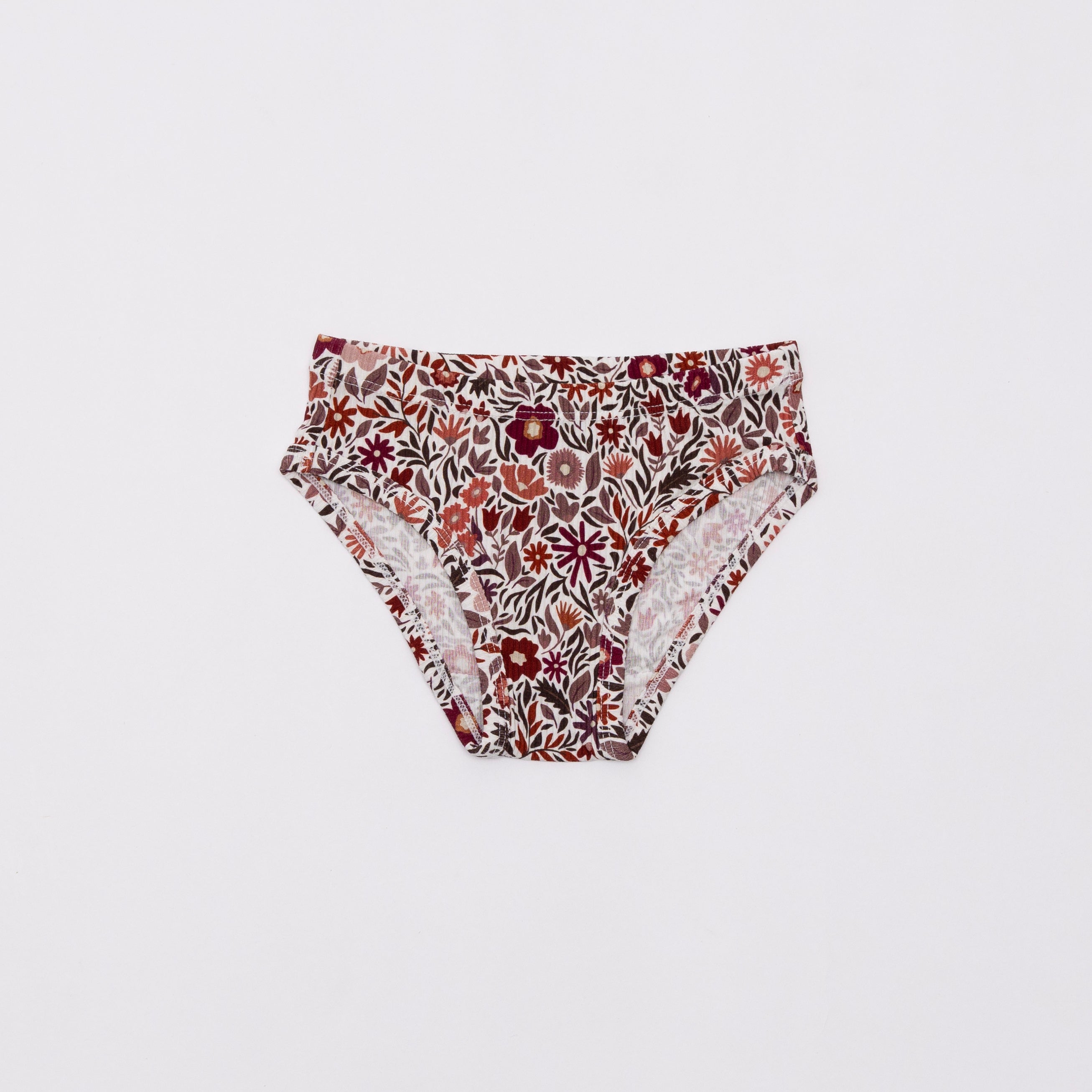 Fall Blooms, Plum & Pink Daisies Underwear 3 pack