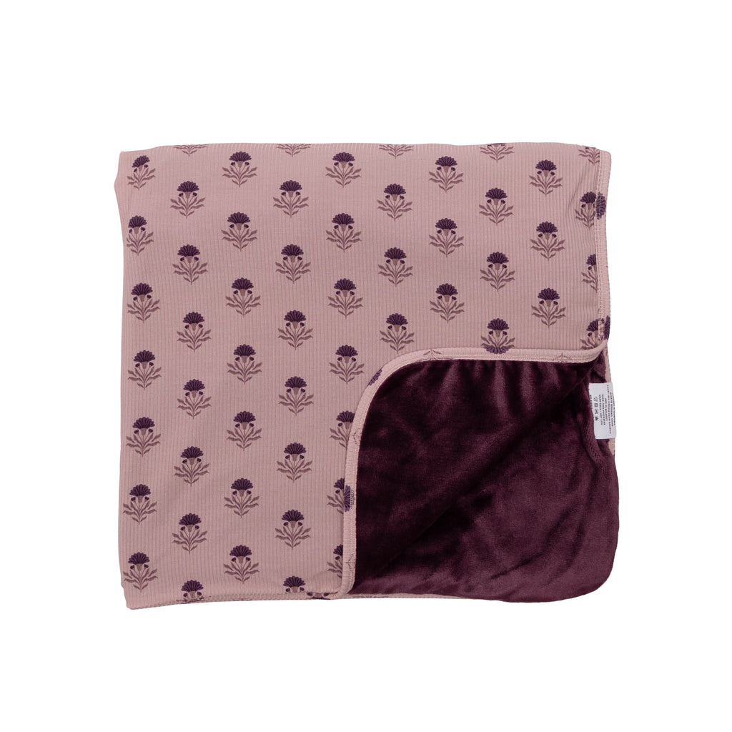 Folk Meadow Small Ribbed Toddler Blanket