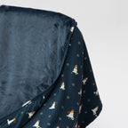 Snowmen Small Ribbed Youth Blanket