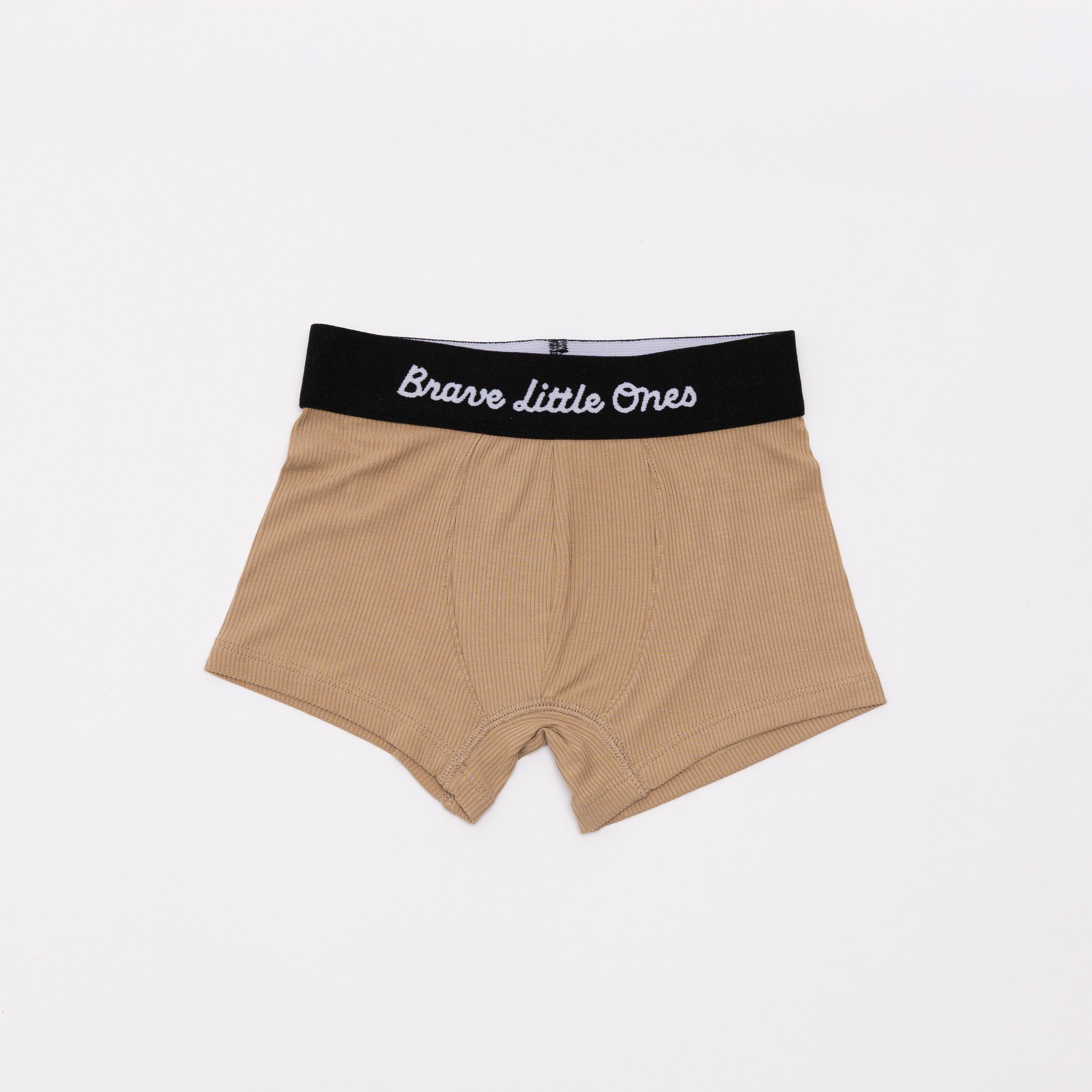 Dark Charcoal, Midnight Teal and Dune Small Ribbed Boxer Brief 3 pack