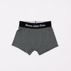 Dark Charcoal, Midnight Teal and Dune Small Ribbed Boxer Brief 3 pack