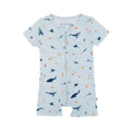 Under The Sea Small Ribbed Summer Zip Romper