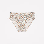 Cream Floral, Caramel Gingham and Olive Small Ribbed Underwear 3 pack