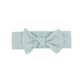 Harbor Blue Small Ribbed Bow