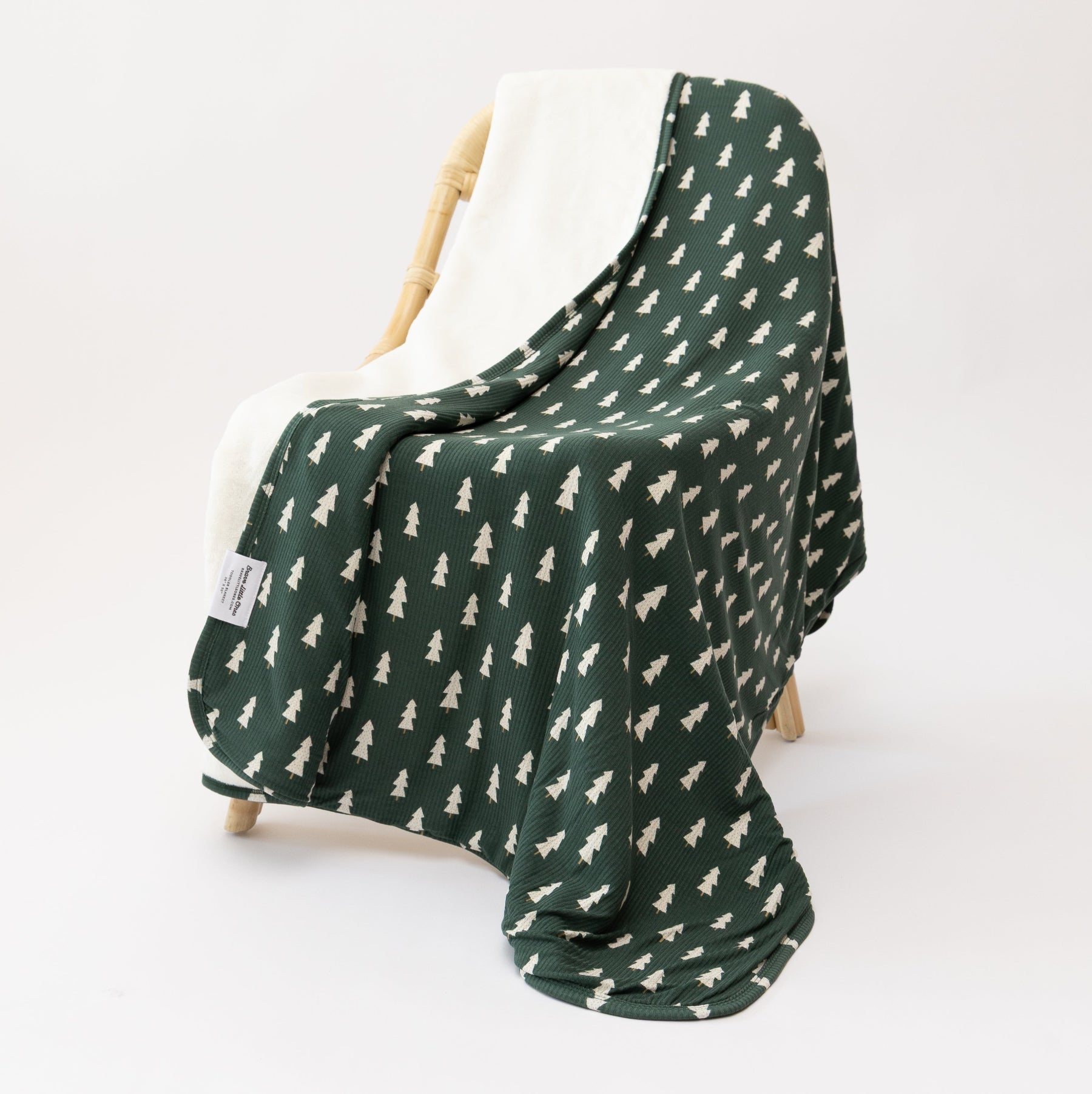 Christmas Trees Small Ribbed Adult Blanket